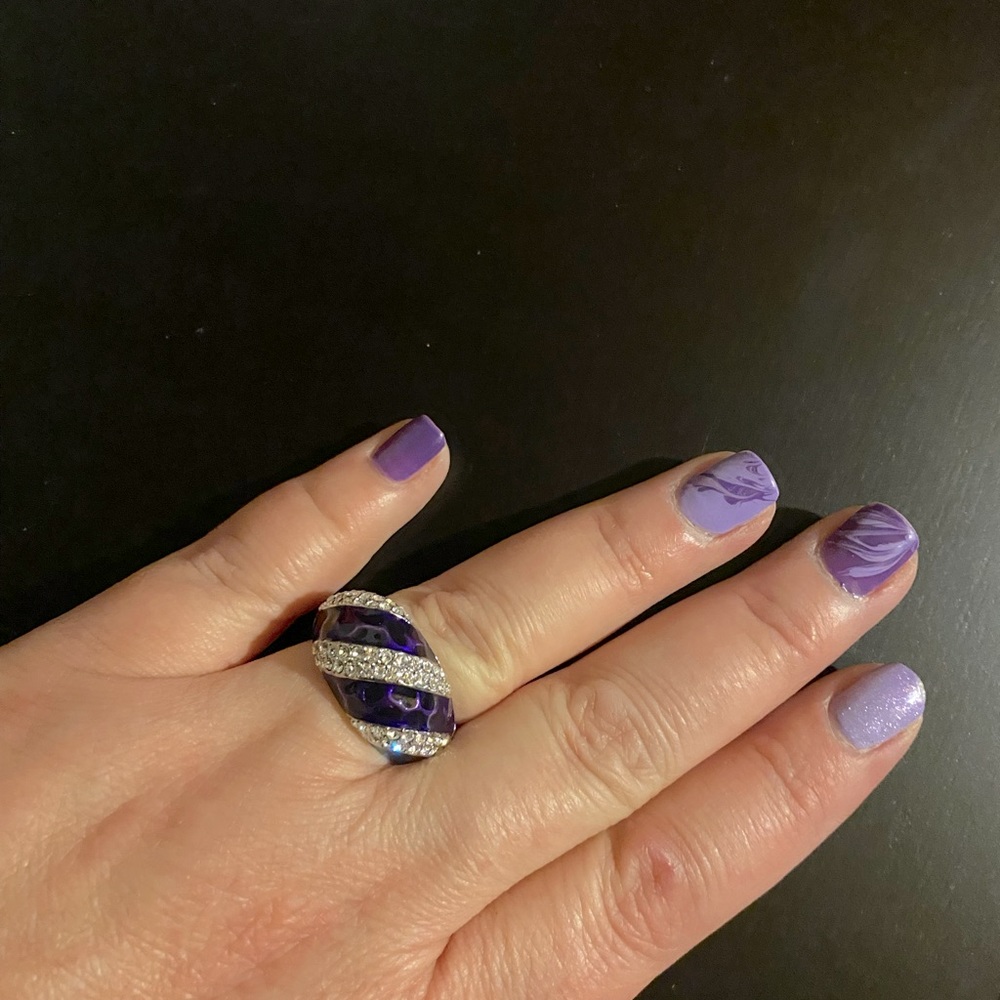 Swarovski crystal ring